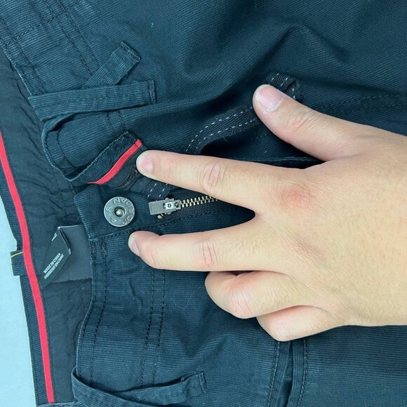 Air Jordan Cargo Pants Men 40 Black Jumpman Uncompromised Straight Fit Cotton - Picture 6 of 15